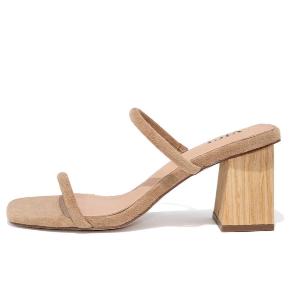 NWT VICI Tori Square Toe Heeled Sandal